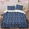 Louis Vuitton Fashion Logo Premium Luxury Brand High-End Bedding Set LV Home Decor
