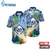Tampa Bay Rays MLB Summer Nightstime Aloha Hawaiian Shirt