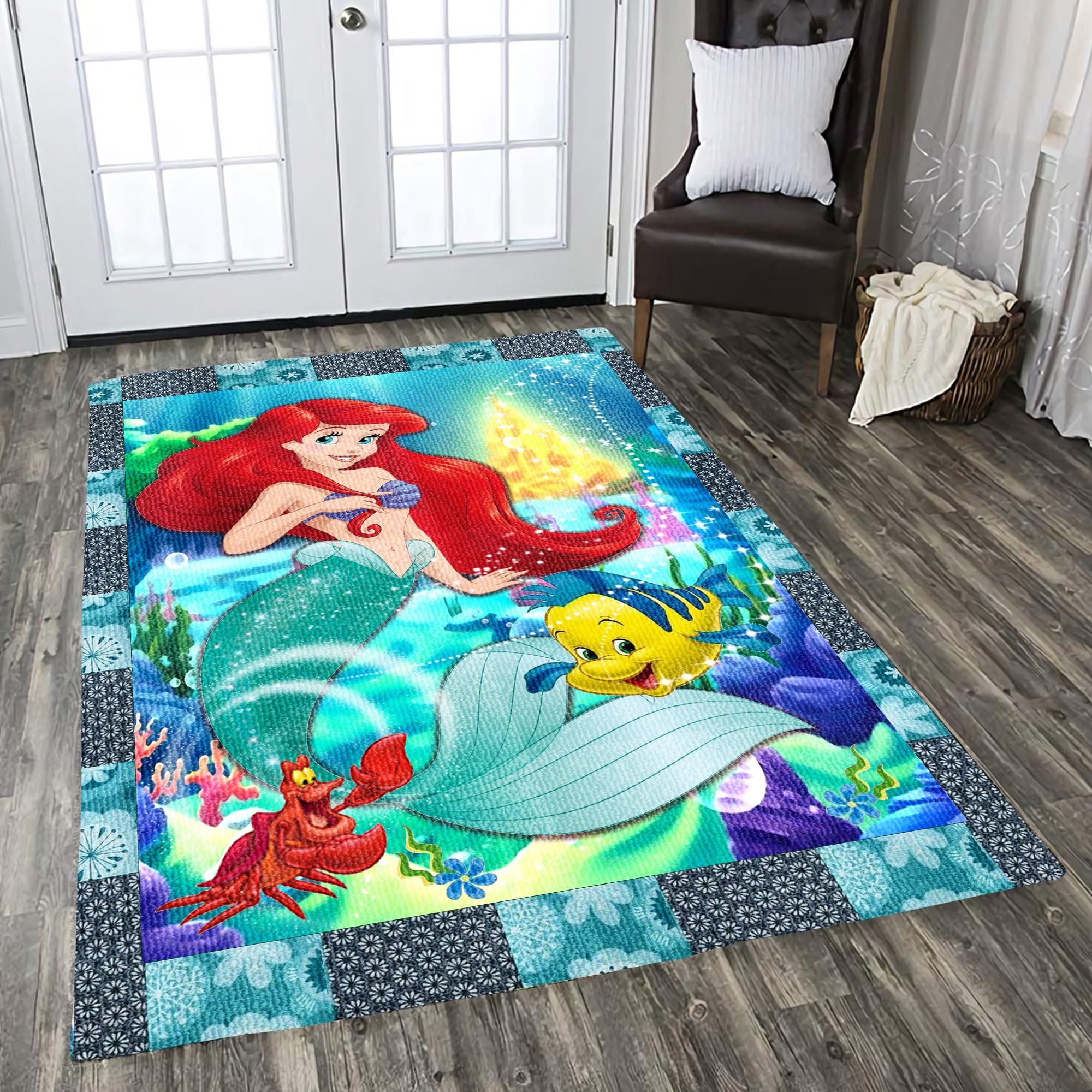 Little-Mermaid-Ariel-Under-The-Sea-Sebastian-Disney-Princess-Living-Room-Area-Rug-For-Christmas-Kitchen-Rug-Floor-Decor-1.jpg