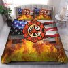 American Flag Firefighter Bedding Sets