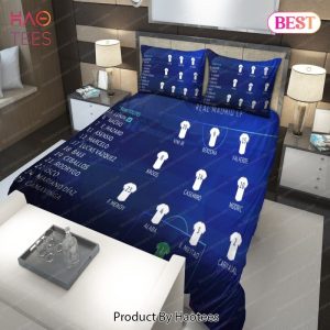 Buy Real Madrid Final Champions League 2022 Squad Bedding Sets Bed Sets