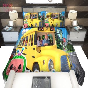 Cocomelon Wheels On The Bus Bedding Sets