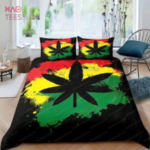 Marijuana Leaf Botanical Weed Hemp Bedding Sets