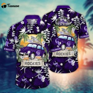 MLB Colorado Rockies Hawaiian Shirt Summer Heatwave For Sports Fans