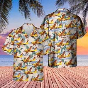 RCAF De Havilland Canada CC-115 Buffalo (DHC-5) Hawaiian Shirt For Men Women