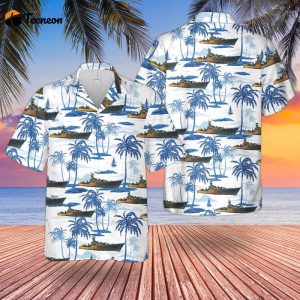 Royal Canadian Navy Tribal-class destroyer Hawaiian Shirt Gift for Dad Father Days