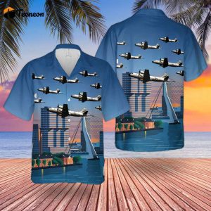US Navy P-3B Of VP-6 Hawaiian Shirt Gift for Dad Father Days