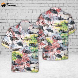 US Navy Sikorsky CH-53E Super Stallion (MH-53E Sea Dragon) Hawaiian Shirt Gift for Dad Father Days