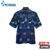 New York Mets Short Sleeve Button Up Tropical Hawaiian Shirt