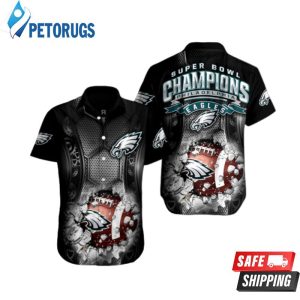 Philadelphia Eagles Button Hawaiian Shirt
