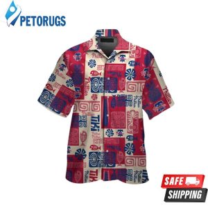 Philadelphia Phillies MLB Short Sleeve Button Up Hawaiian Shirt