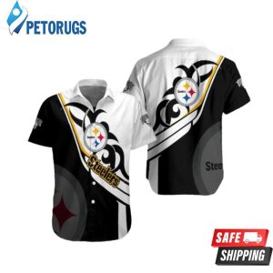 Pittsburgh Steelers Button Hawaiian Shirt
