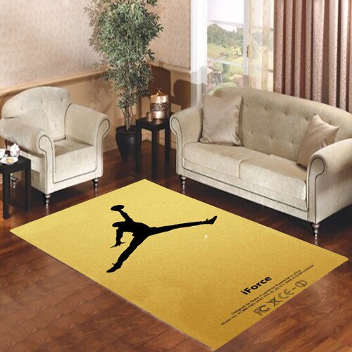 Gold-Air-Jordan-Living-Room-Carpet-Rugs.jpg